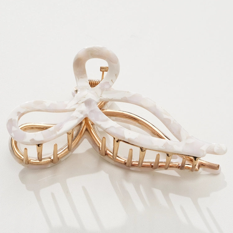 Sabrina Vintage Snow Bow Claw Clip