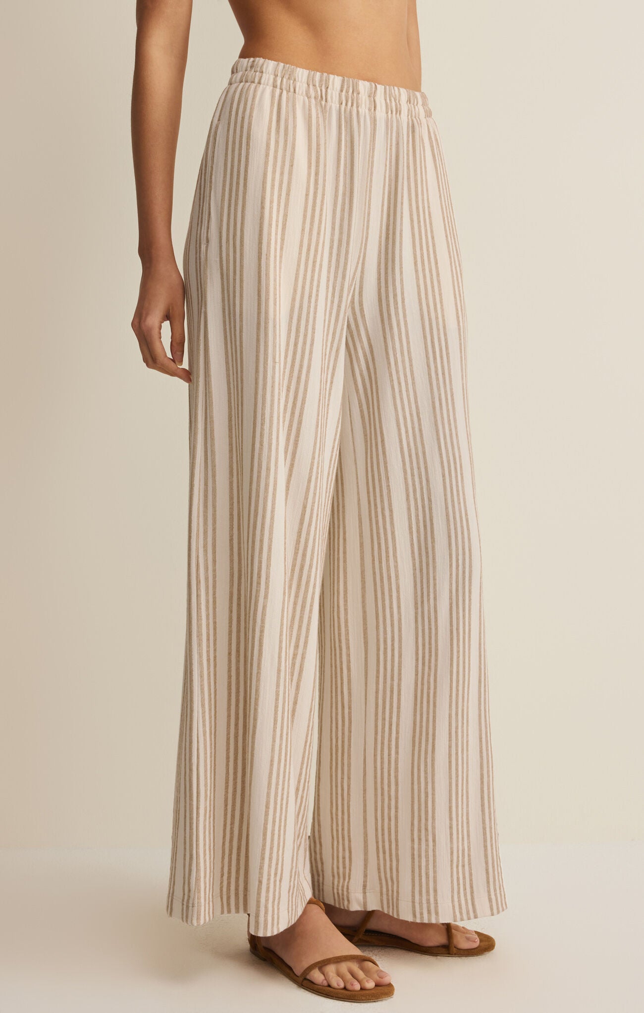 Scout Knit Striped Pant in Cloud