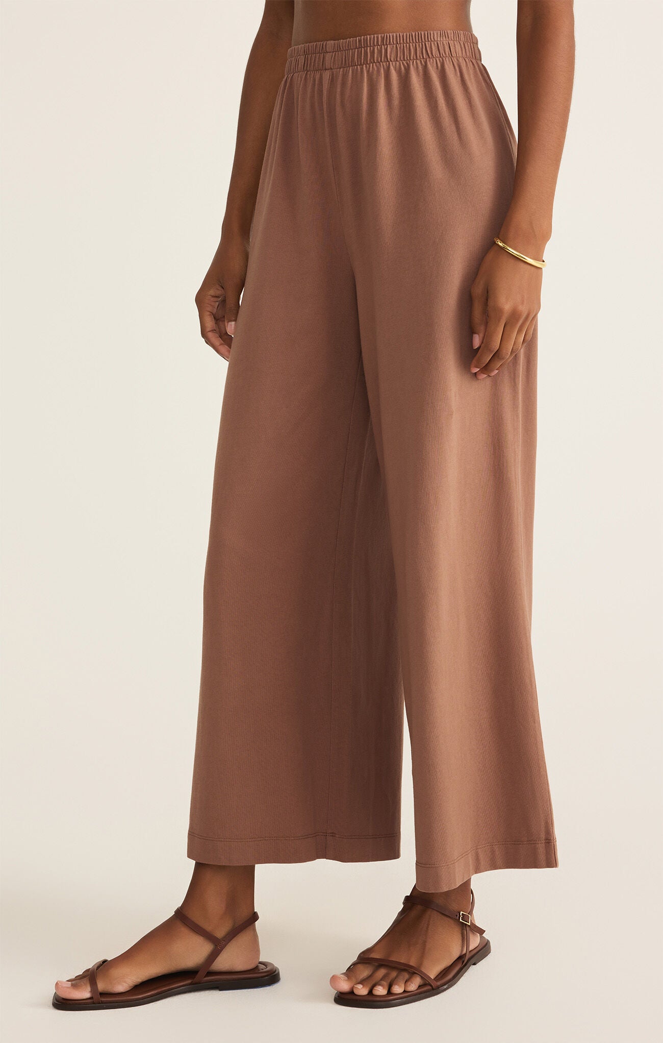 Scout Jersey Flare Pant Teakwood