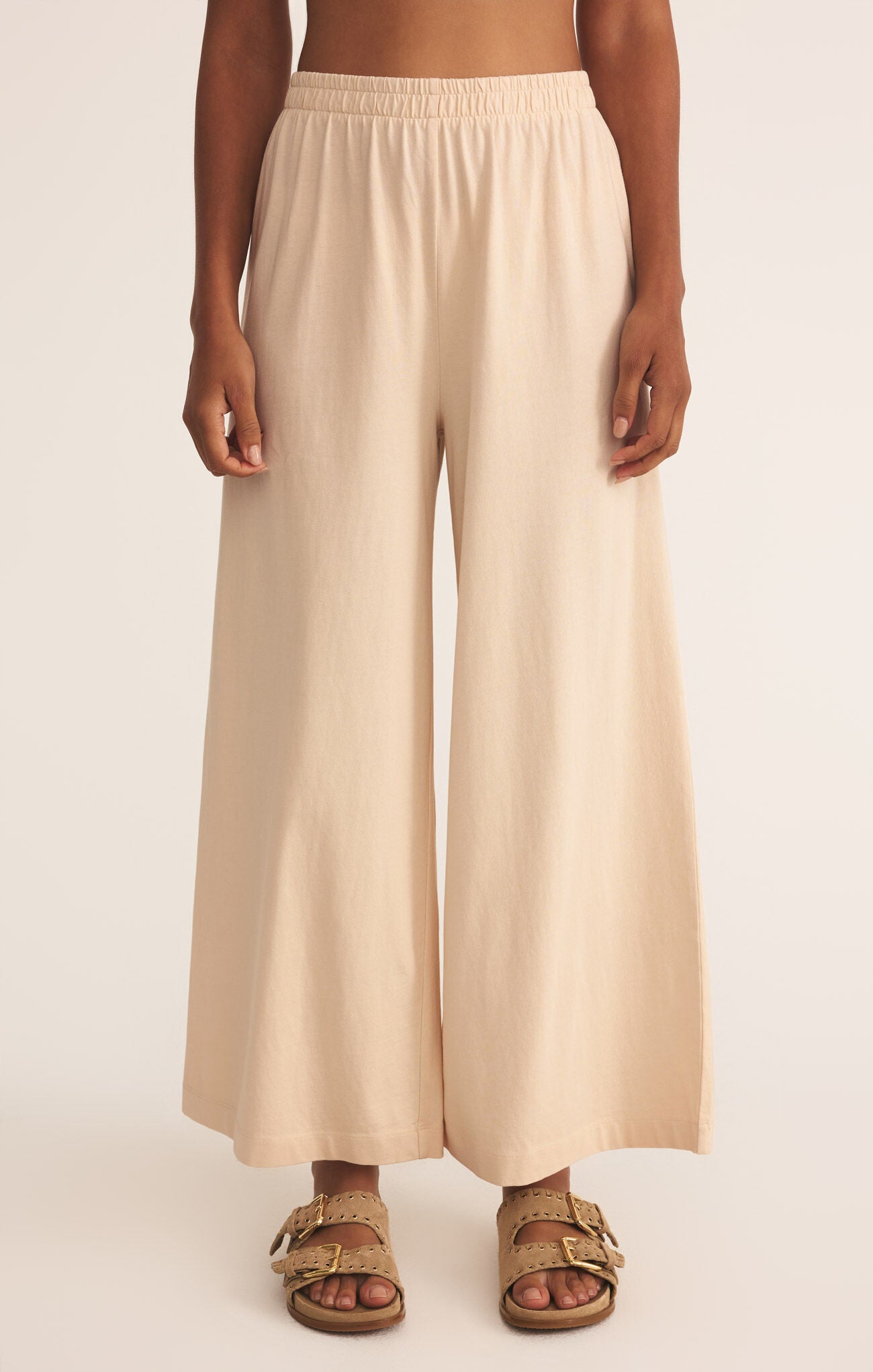 Scout Jersey Flare Pant Panna Cotta