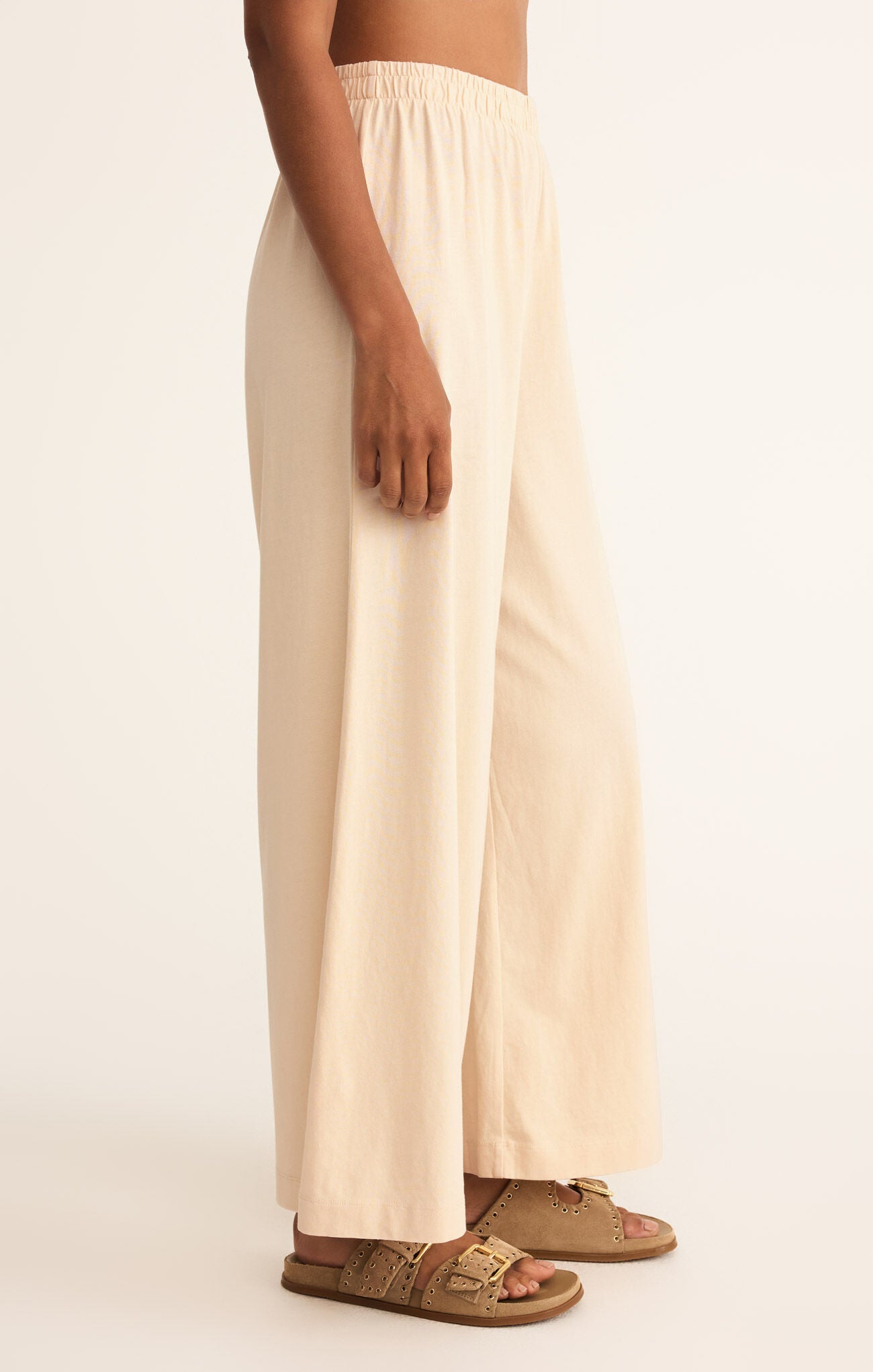 Scout Jersey Flare Pant Panna Cotta