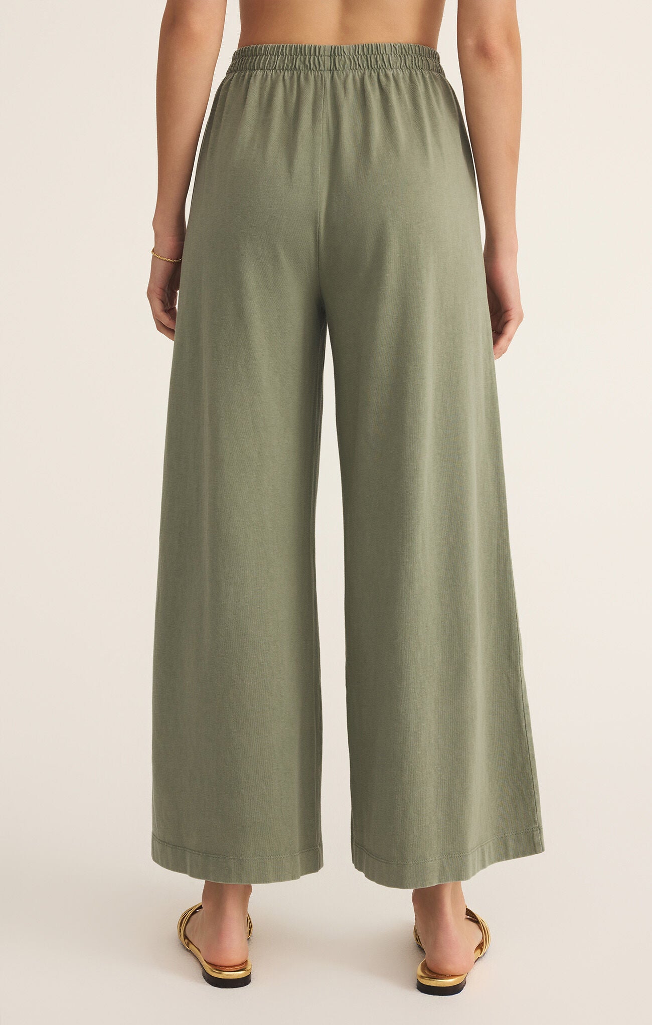 Scout Jersey Flare Pant Avocado