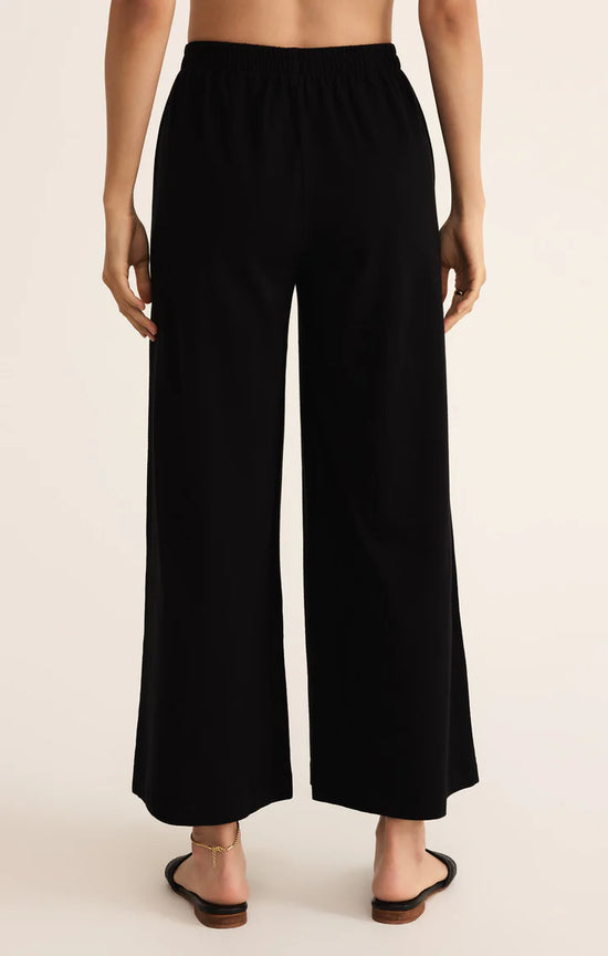 Load image into Gallery viewer, Scout Jersey Flare Pant True Black
