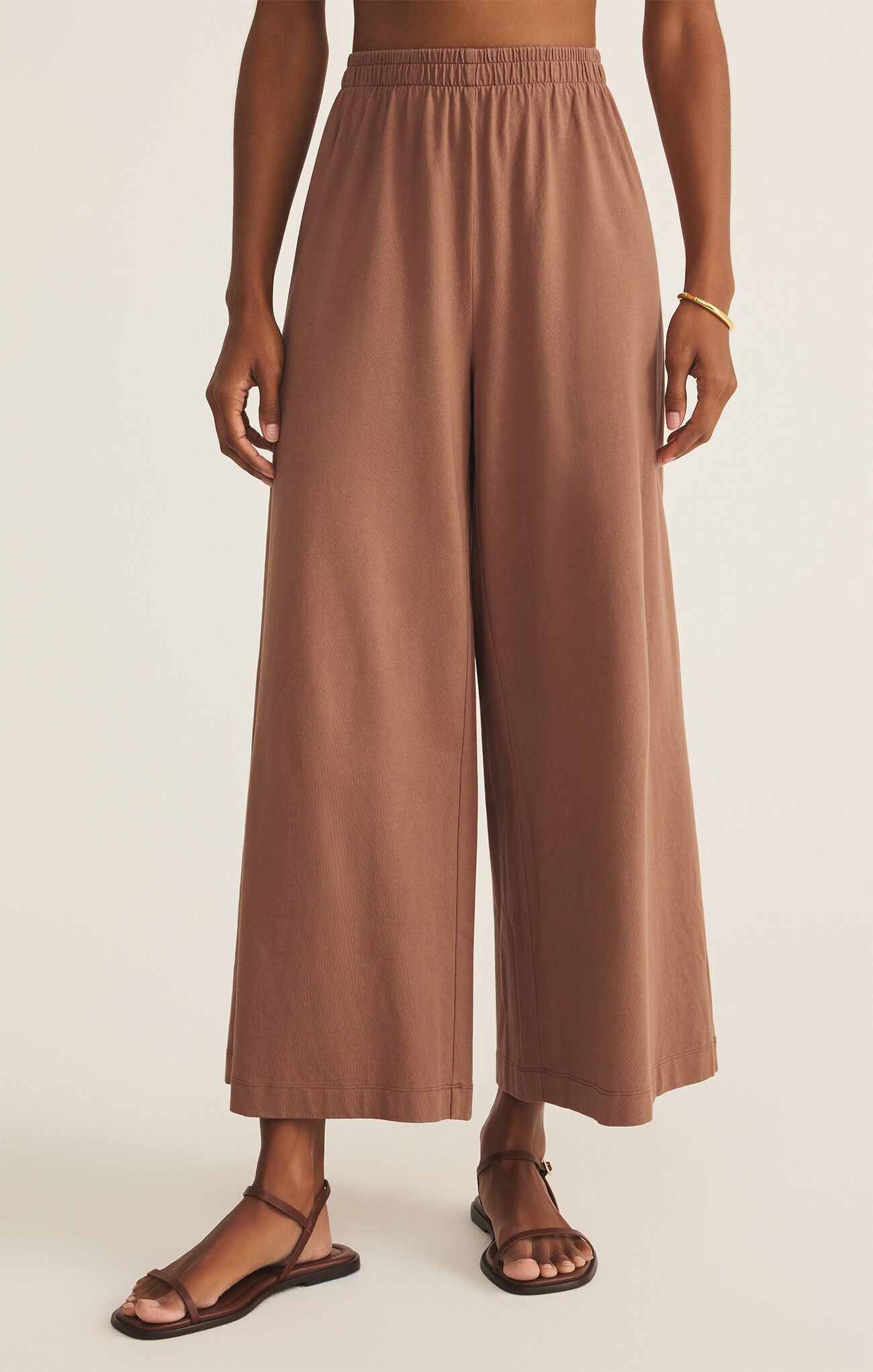 Scout Jersey Flare Pant Teakwood