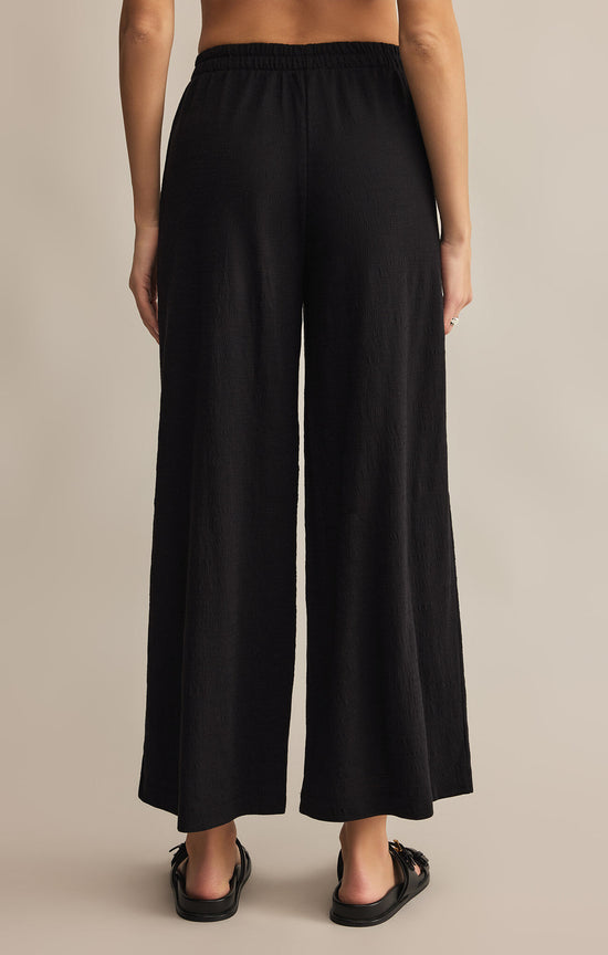 Scout Textured Slub Pant Black