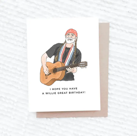 Load image into Gallery viewer, Willie Nelson Card

