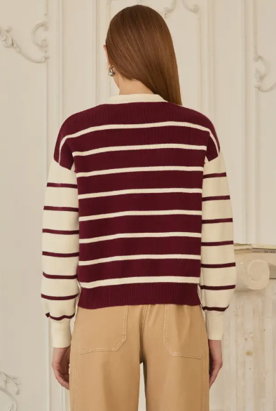 Sunday Stripe Cardigan