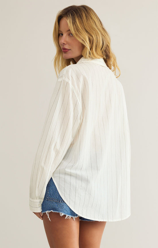 Load image into Gallery viewer, Seaport Striped Shirt
