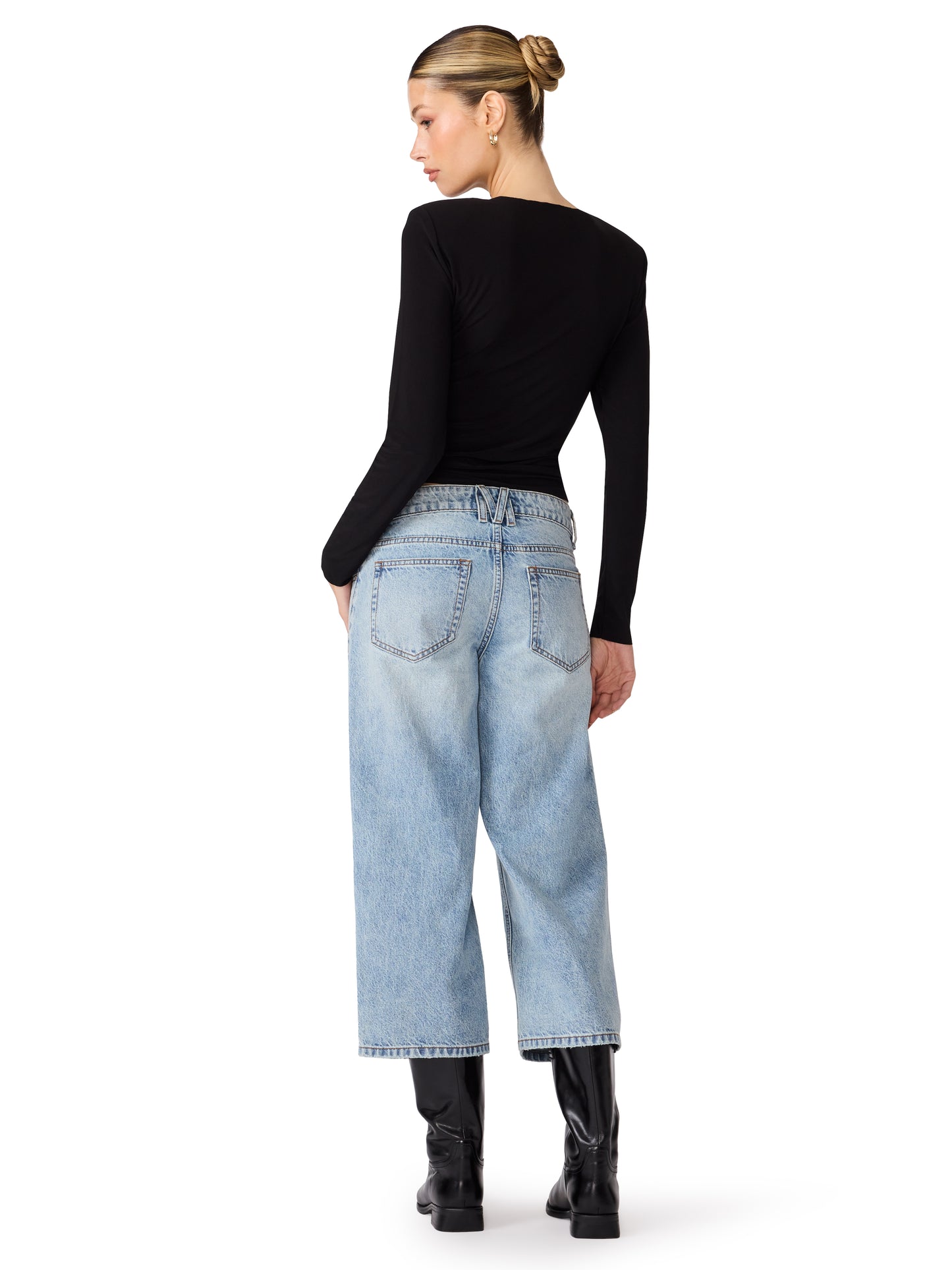 Seline Knit Top in Black