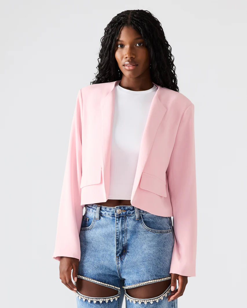 Serenea Blazer in Powder Puff