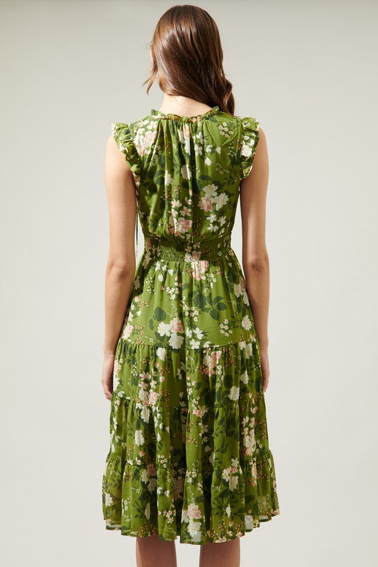 Shiloh Floral Midi Dress