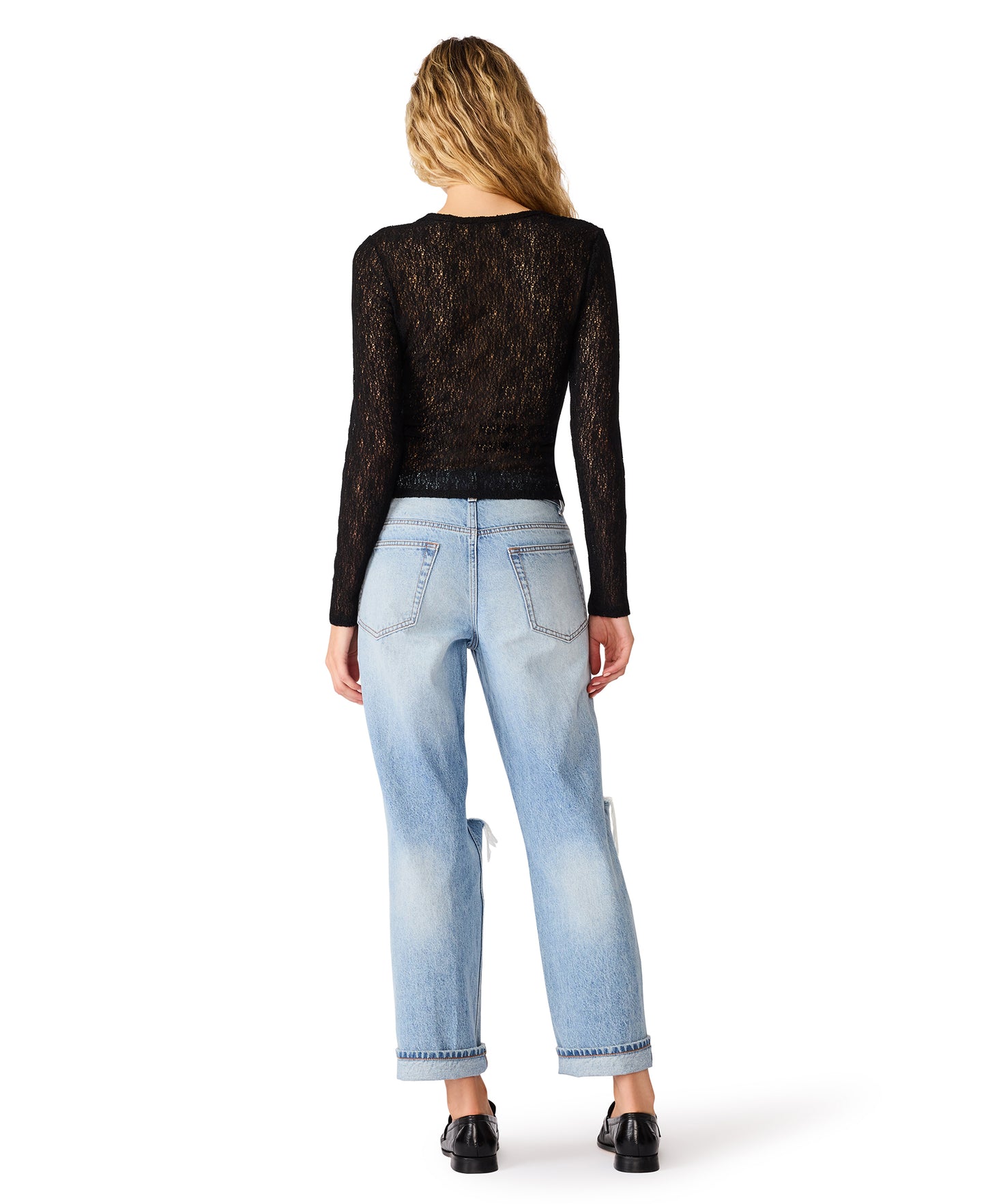Sierra Knit Top in Black