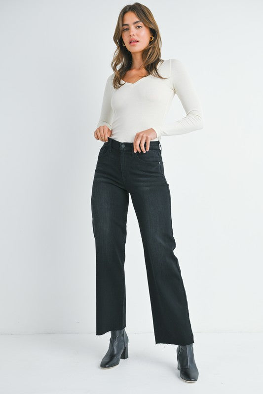 The Slim Wide Leg Jean