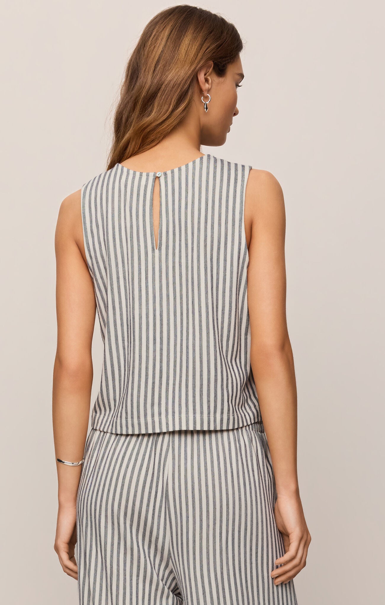 Sloane Knit Striped Top in Eclipse