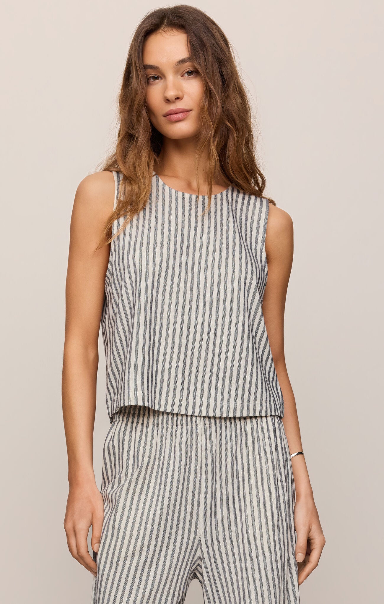 Sloane Knit Striped Top in Eclipse