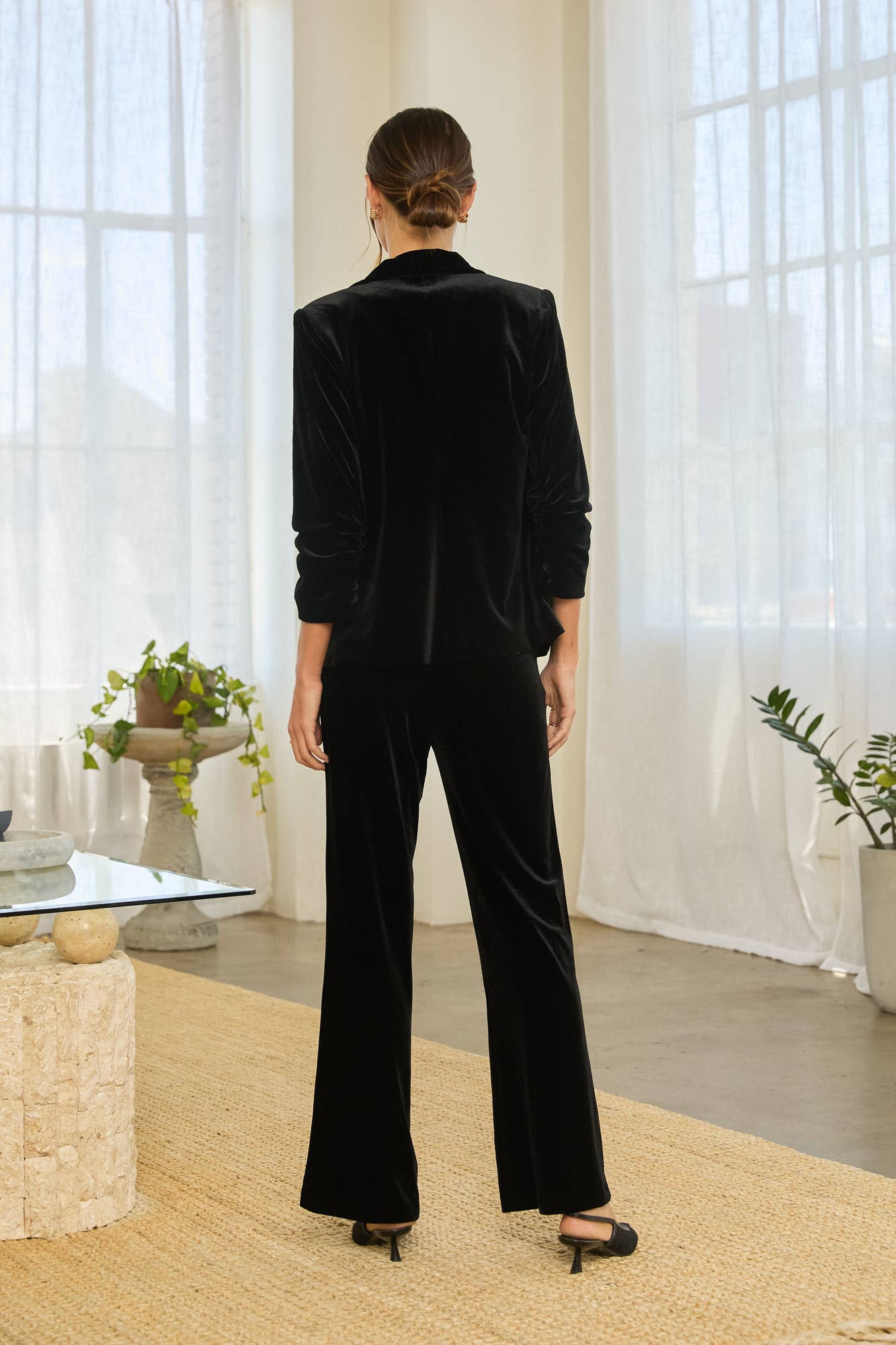 Social Hour Blazer in Black