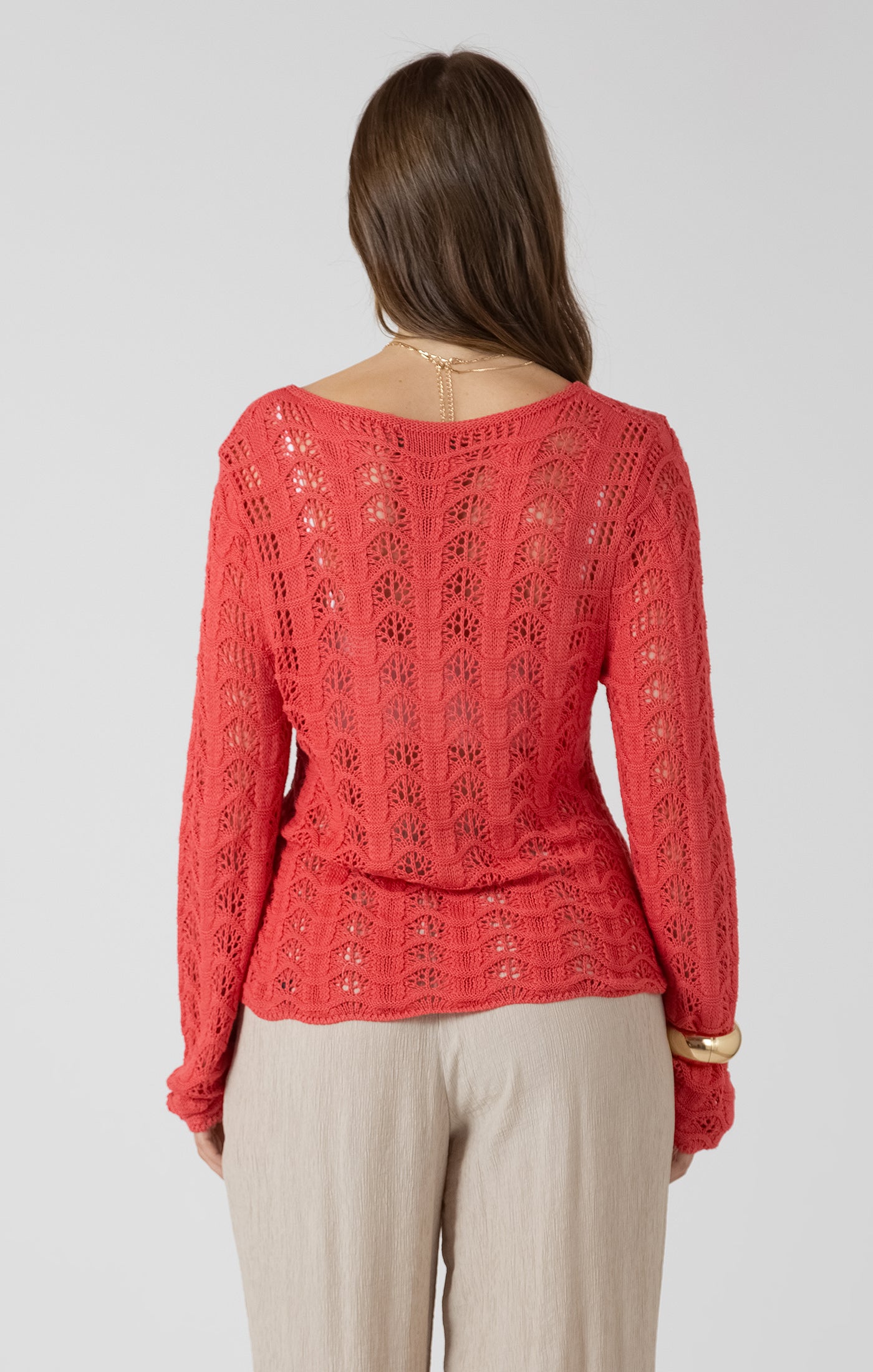 Solstice Open Knit Sweater