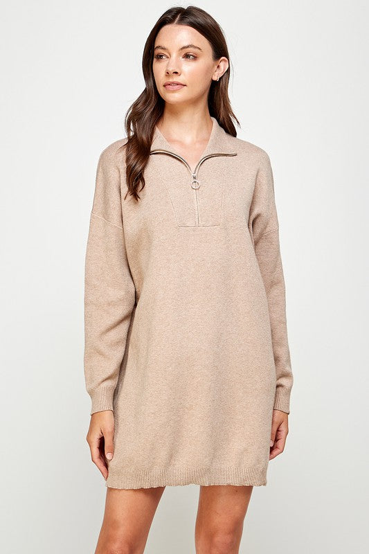 Spur of the Moment Sweater Dress