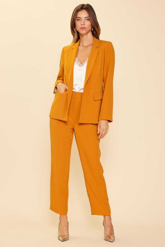 Buy Mustard Yellow Trousers & Pants for Women by HARPA Online | Ajio.com