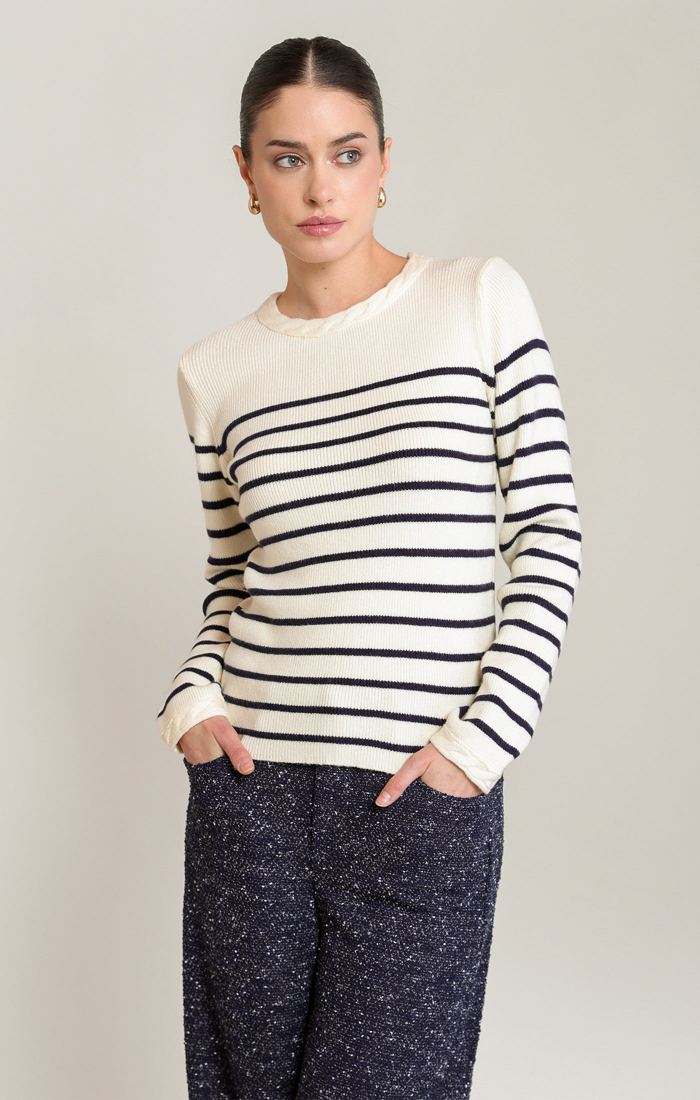 Stella Stripe Sweater Top