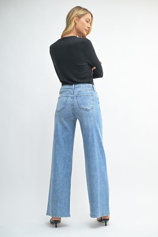 The Stretchy Wide Leg Jean