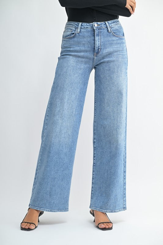 The Stretchy Wide Leg Jean