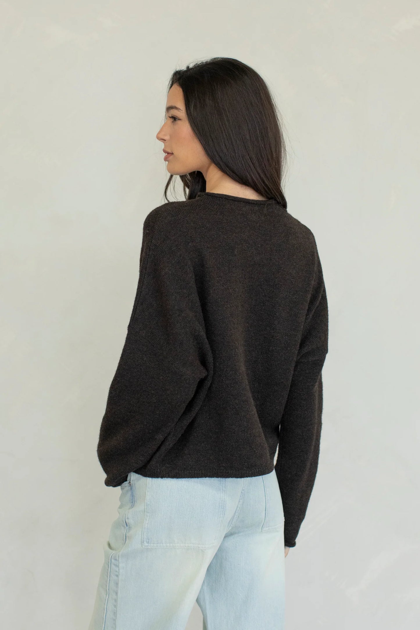 Piper Pullover Sweater Chocolate