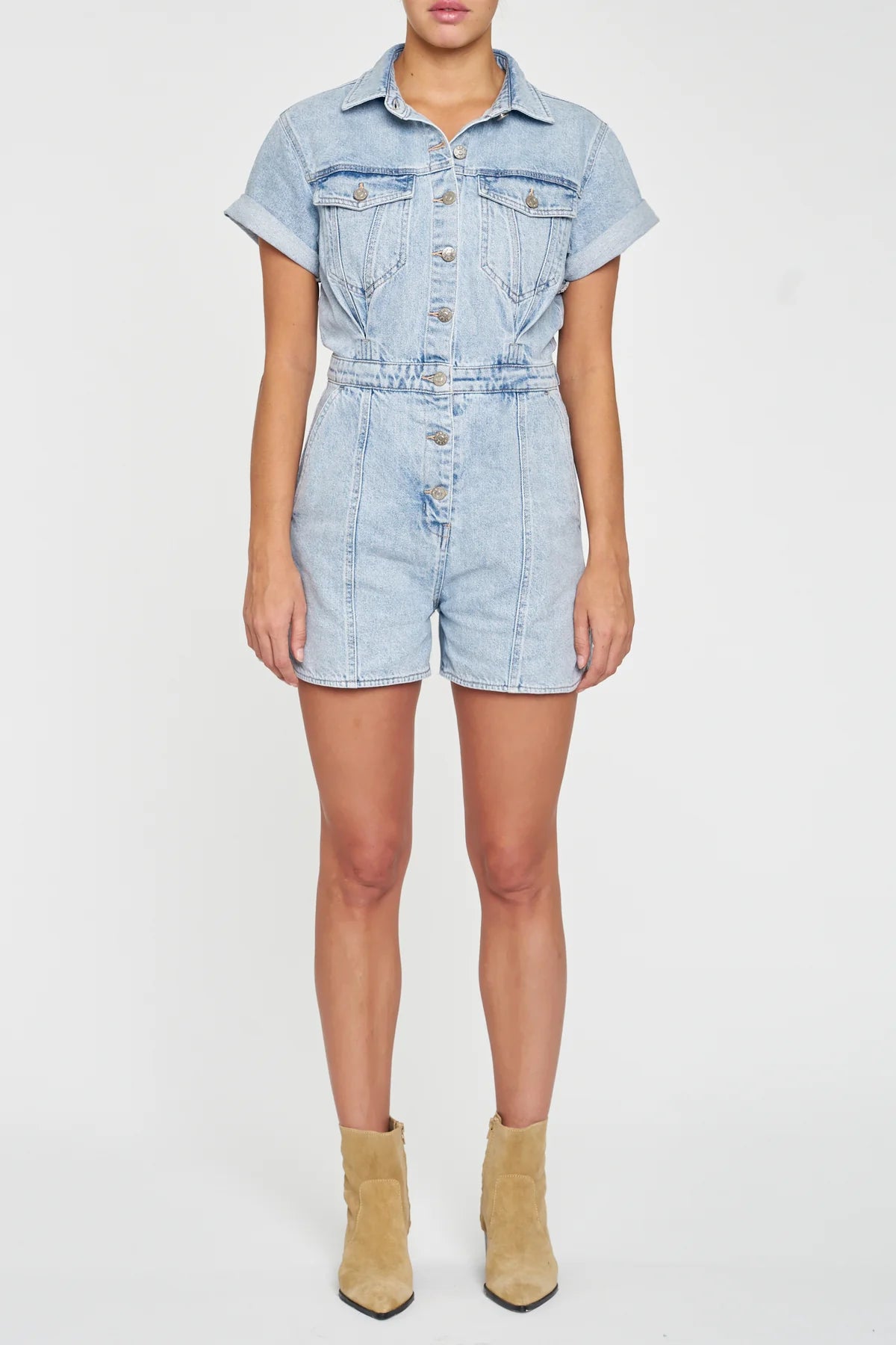 Topanga Short Sleeve Romper