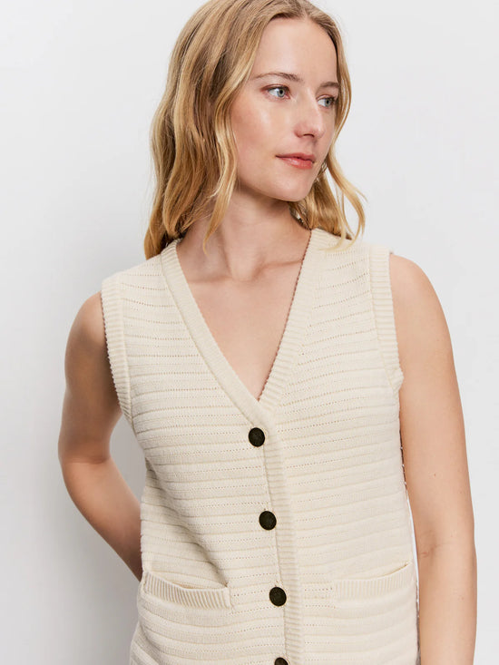 Textured Sweater Vest