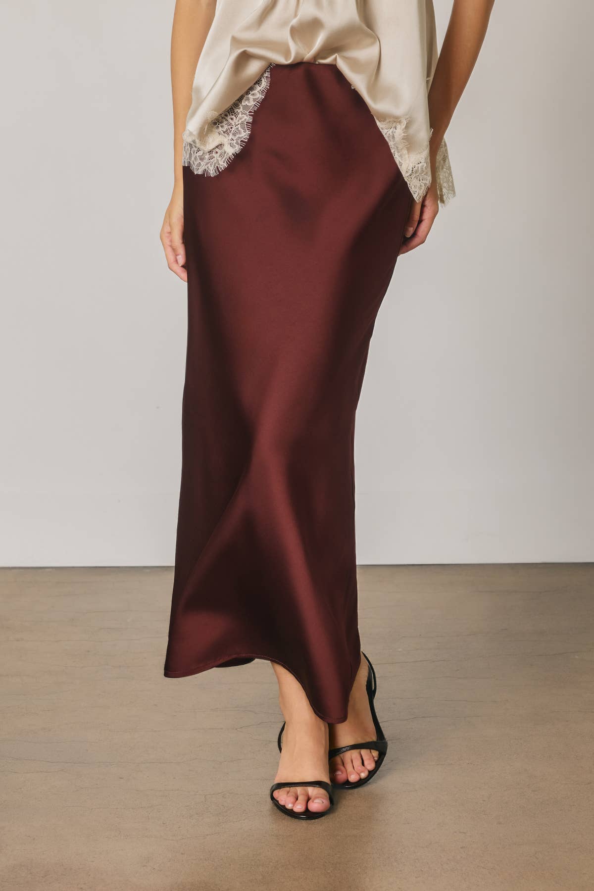 The Bordeaux Maxi Skirt