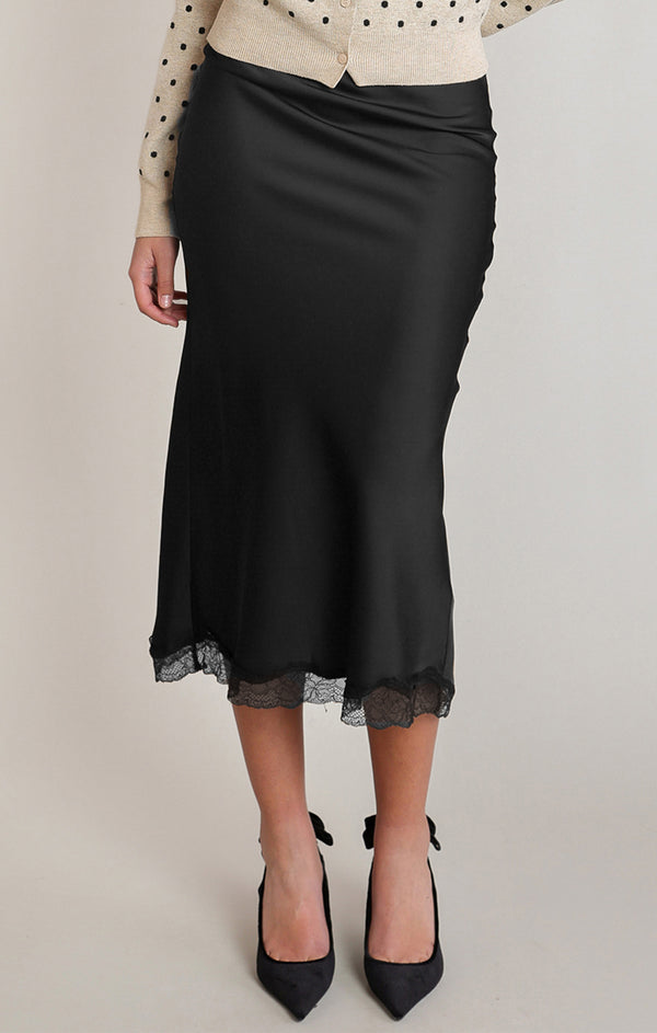 The Finer Things Skirt in Black