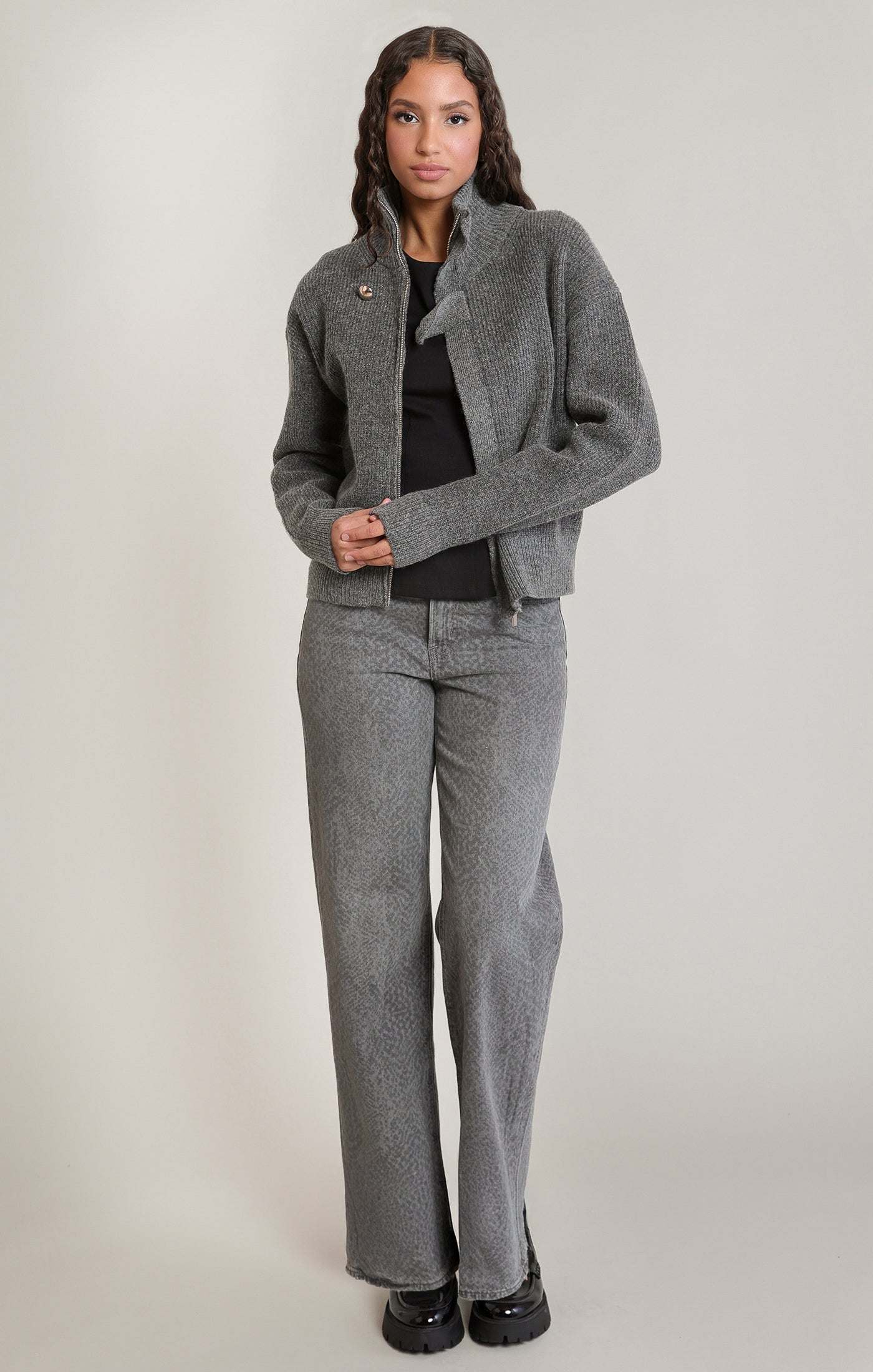 The Mary Lou Zip Cardigan