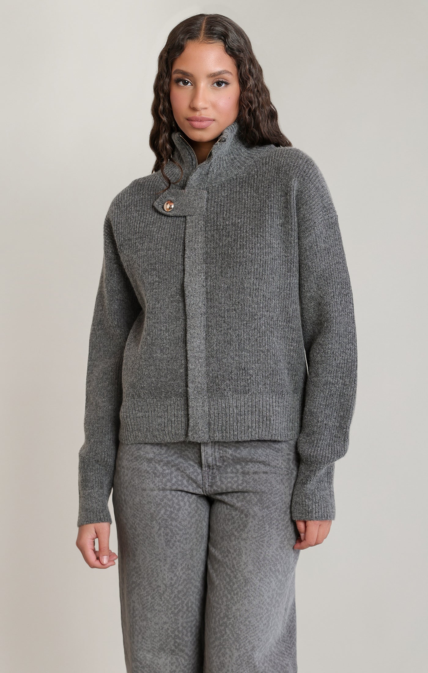 The Mary Lou Zip Cardigan