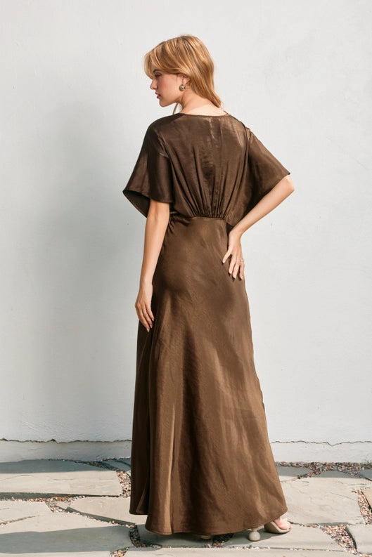 The Jackie Maxi Dress Espresso