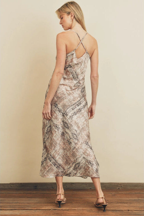 Things To Come Cowl Neck Dress
