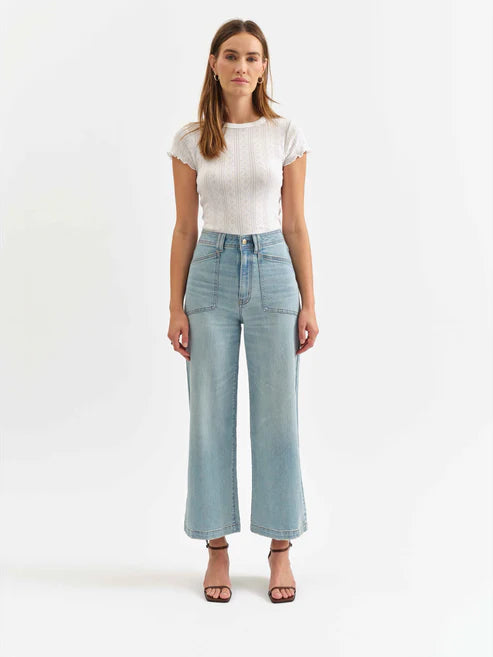 Valley Girl Wide Leg Jeans in Romcom