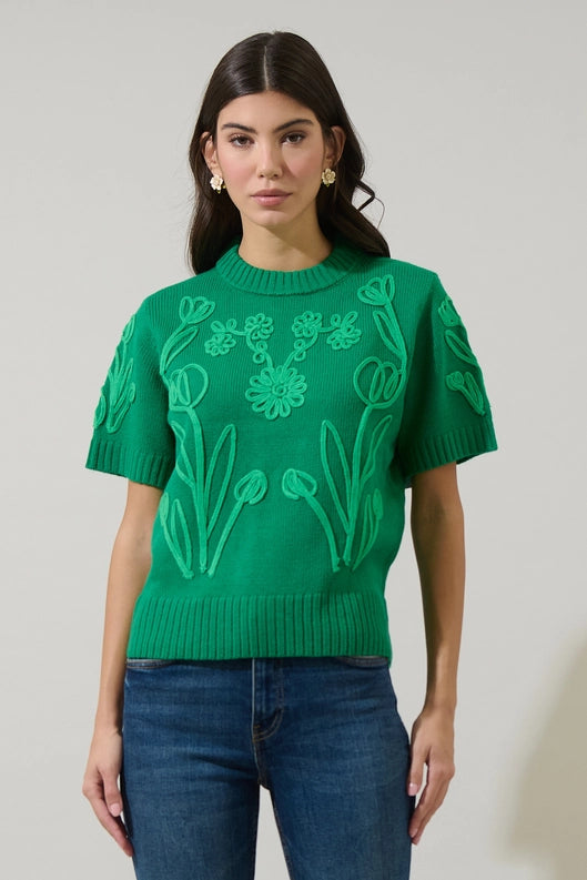 Winsley Floral Embroidered Sweater