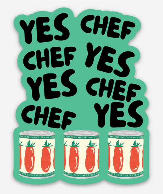 Yes Chef Yes Chef Sticker