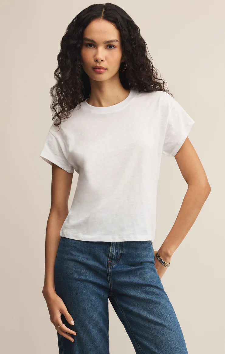 Modern Slub Tee White