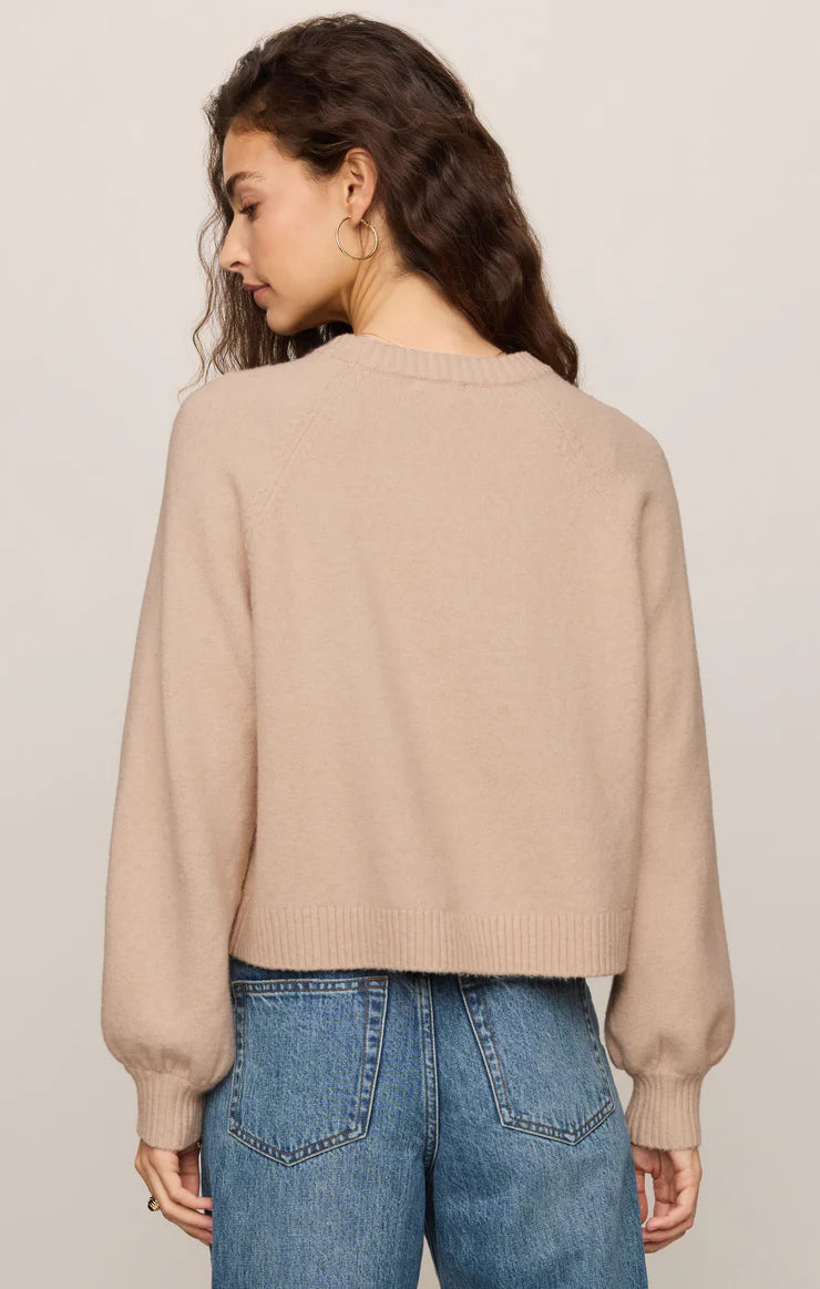 Coming Up Sweater Soft Ecru