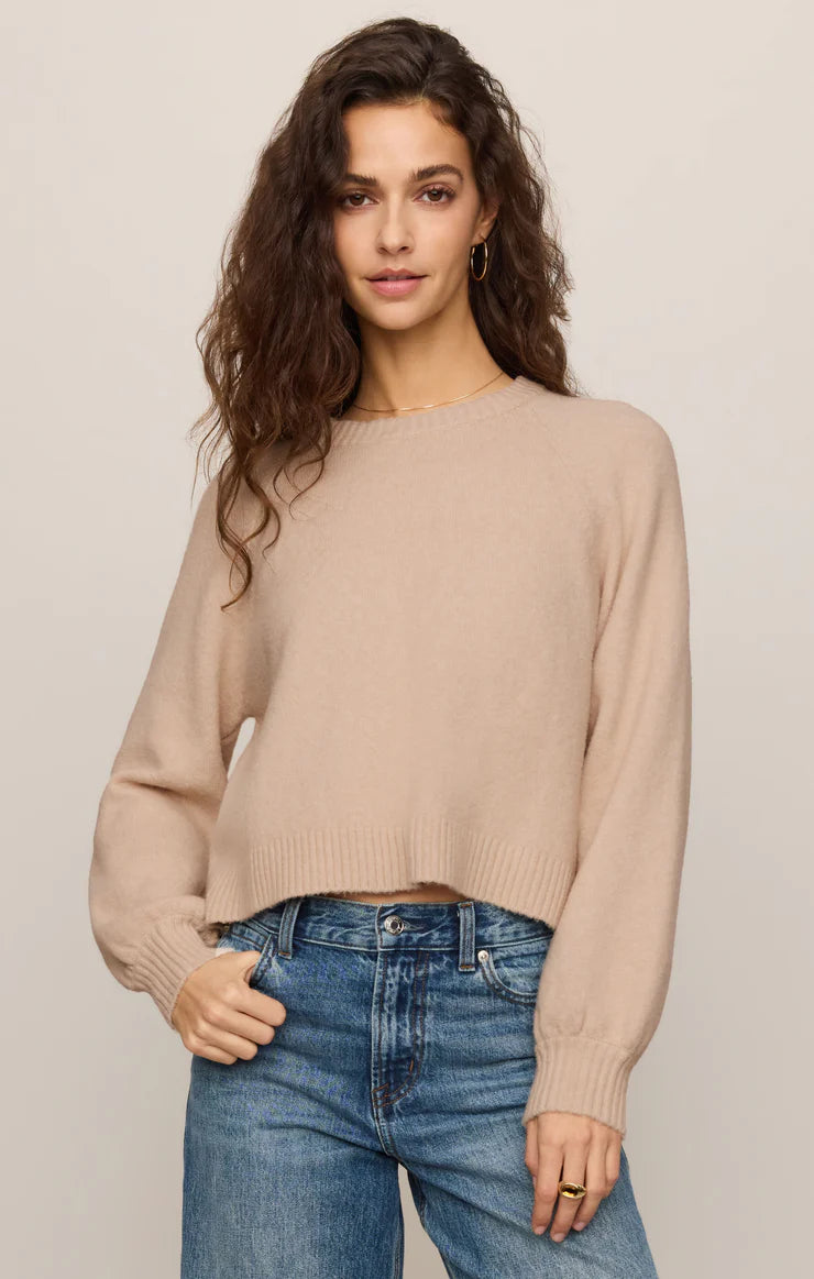 Coming Up Sweater Soft Ecru