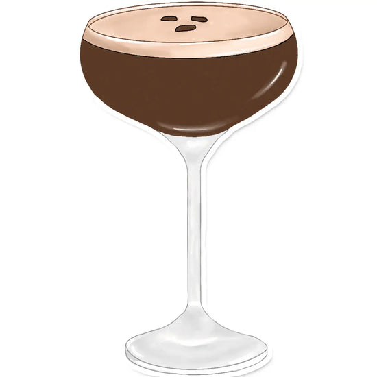 Espresso Martini Vinyl Sticker