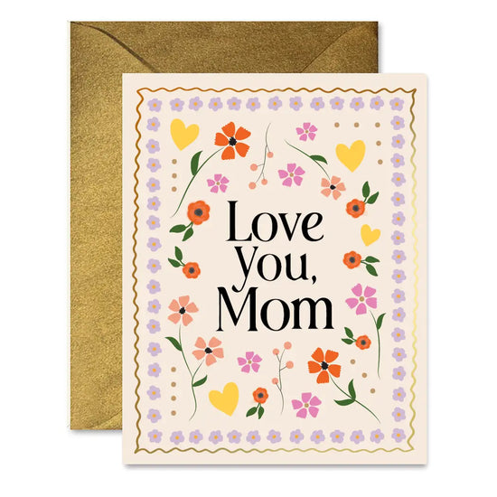 Mosaic Mom Floral Greeting Card