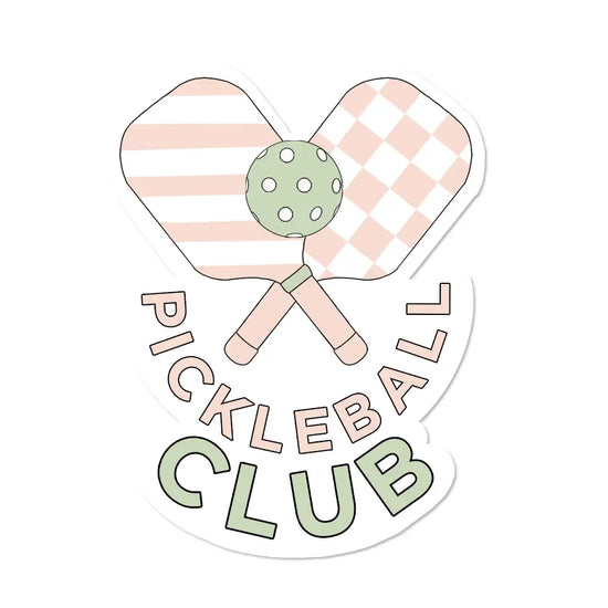 Pickleball Club Sticker