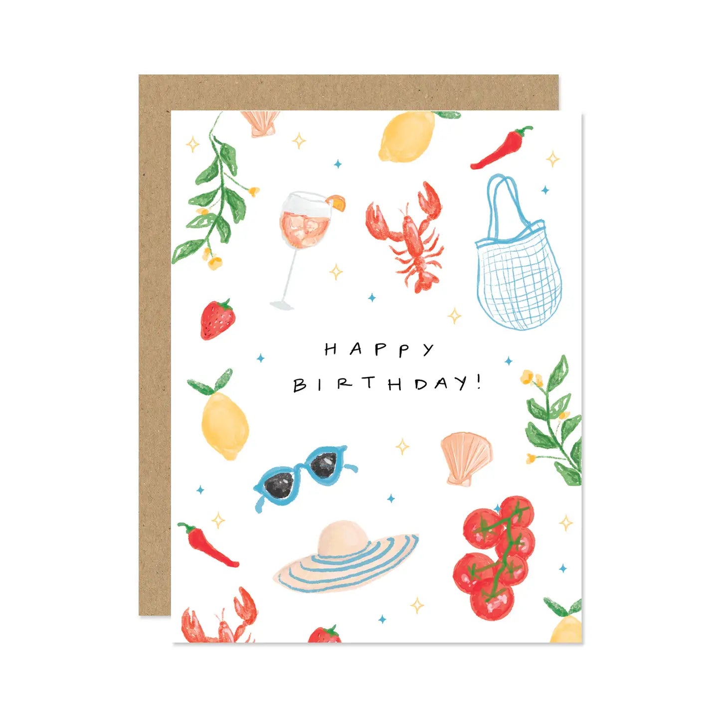 Italian Summer Birthday Card