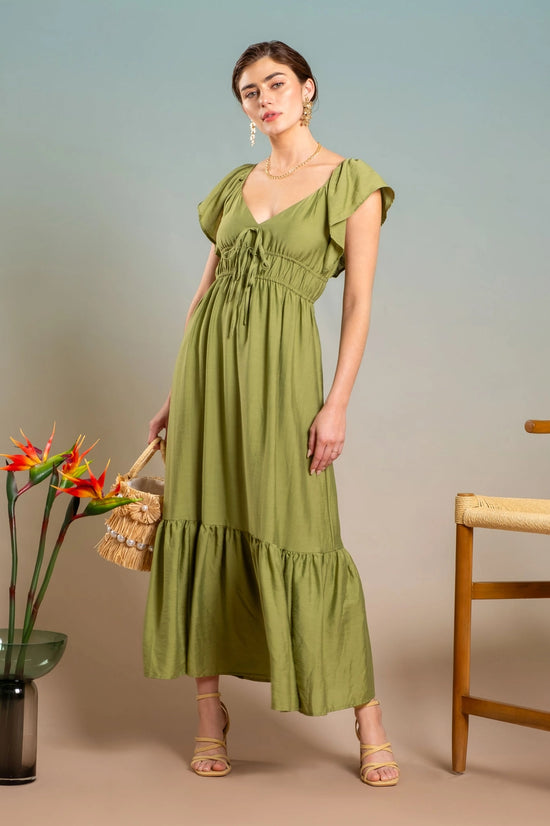 Green with Envy Maxi Dress