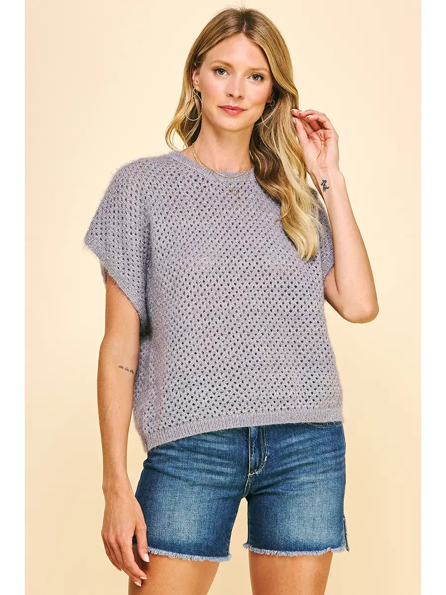 Crochet sales sweater tank