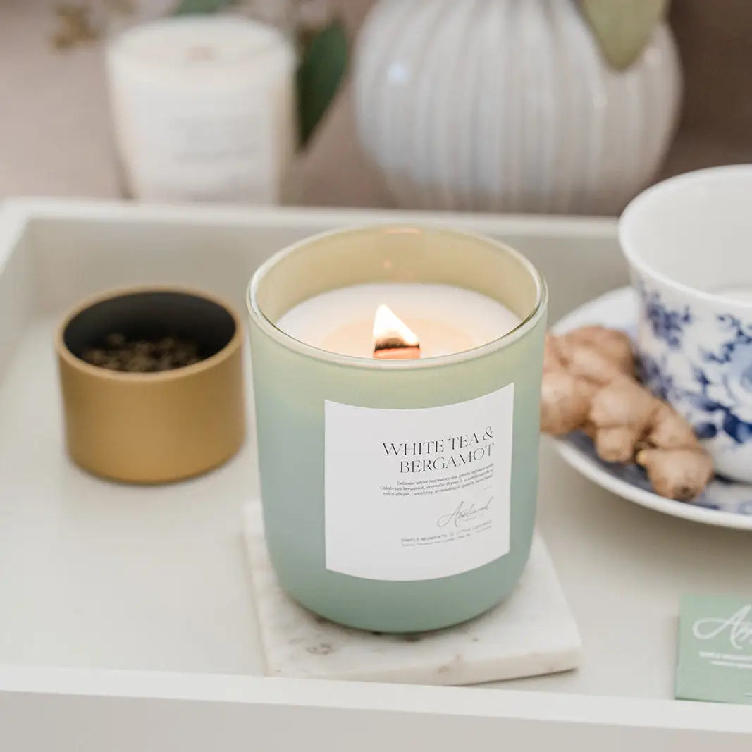 White Tea and Bergamot Luxury Candle