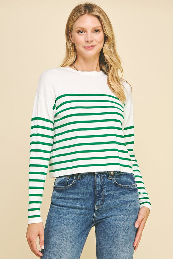 Striped with Envy Sweater