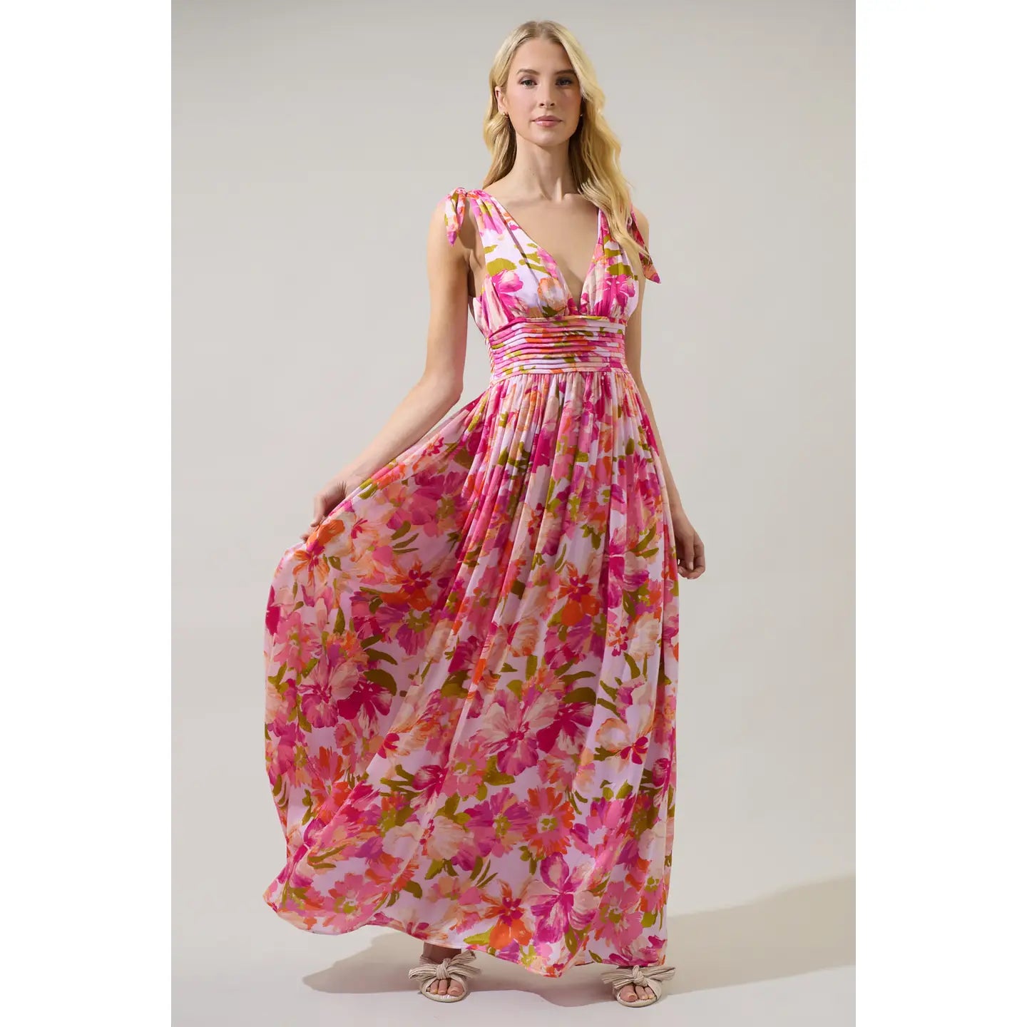 Abigail Floral Maxi Dress